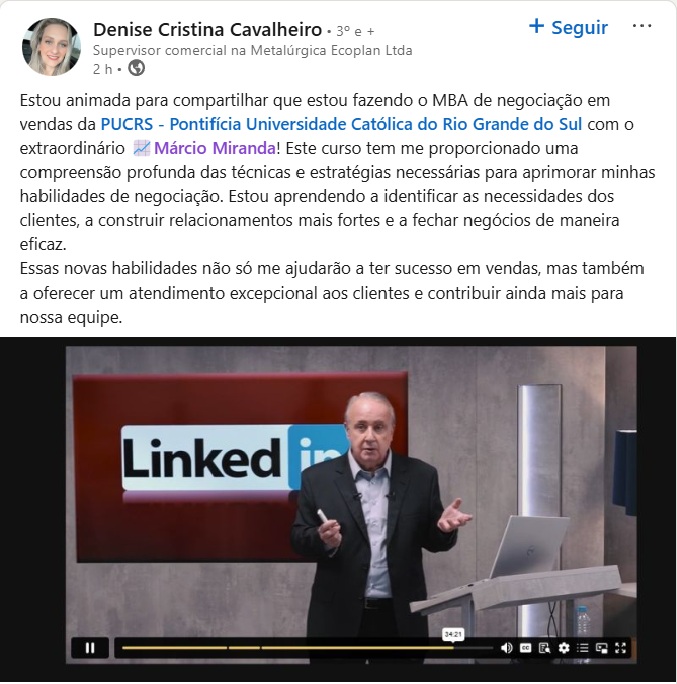 Mentor Márcio Miranda | Vendas e Negociação